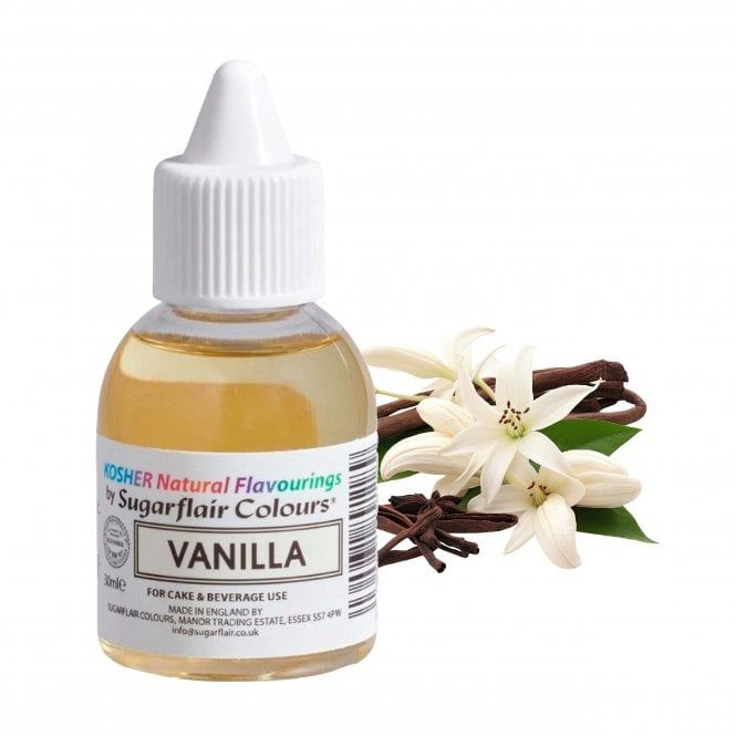 Sugarflair Concentrated Natural Food & Icing Flavour 30ml - VANILLA - BB END 2024