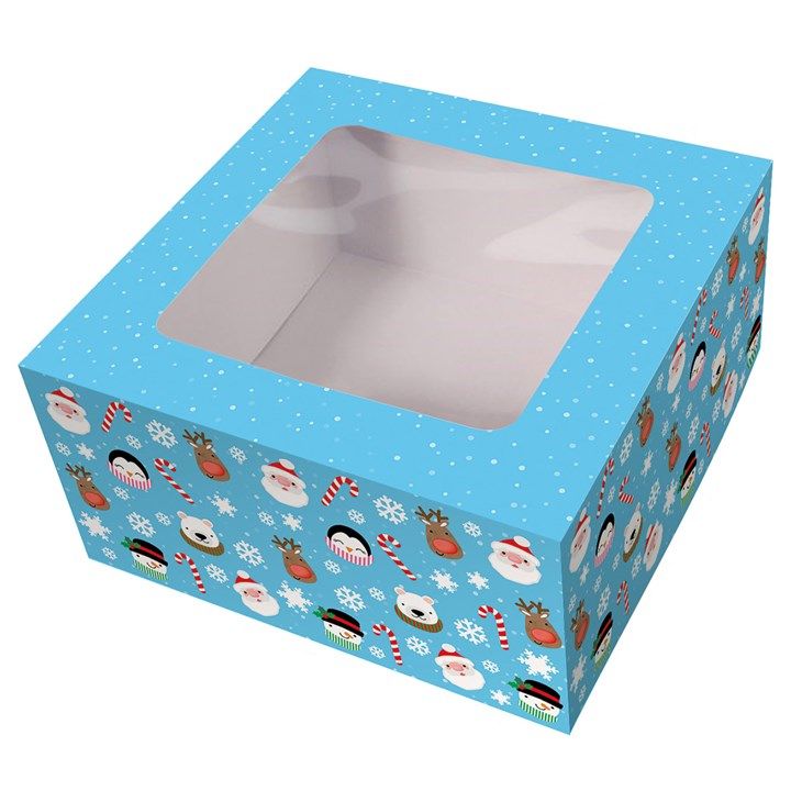 Christmas Friends - 10 x 5" Cake Box (PACK OF 1 SINGLE) - *Slightly Damaged*