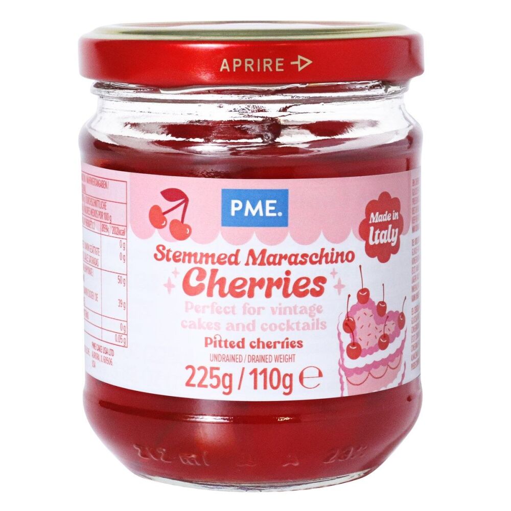 PME - Stemmed Maraschino Cherries (225g)