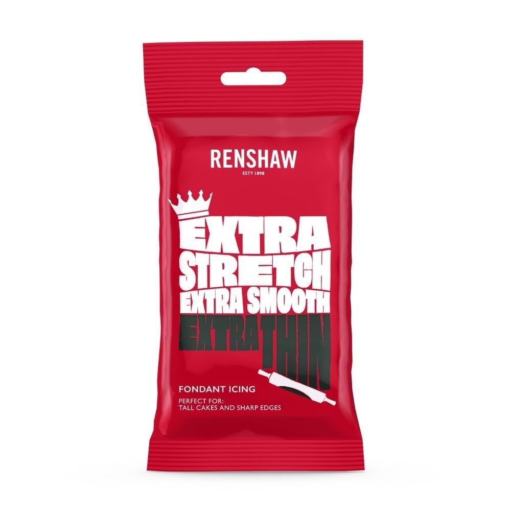 Renshaw Extra Ready to Roll Icing 250g - Black