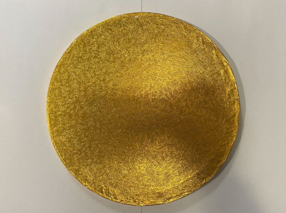 Cake Drum - 10" Round Gold - *Slightly Damaged*