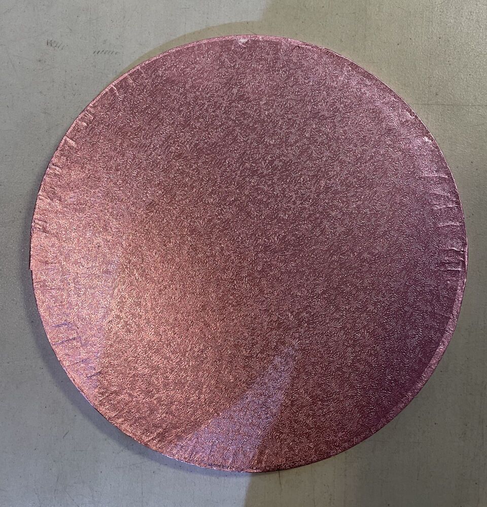 Cake Drum - 12" Round LIGHT PINK - *Slightly Damaged*