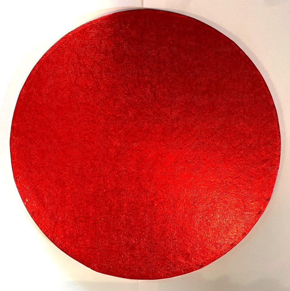 Cake Drum - 10" Round Red - *Slightly Damaged*
