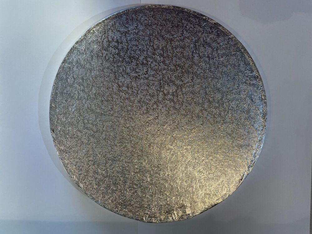 Cake Drum - 10" Round Silver - *Slightly Damaged*