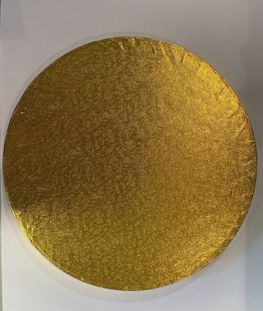 Cake Drum - 11" Round Gold - *Slightly Damaged*
