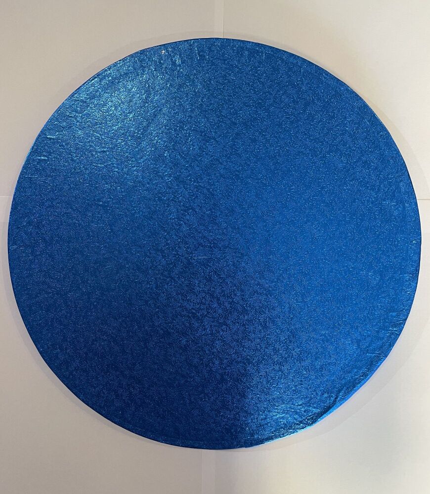 Cake Drum - 12" Round Royal Blue - *Slightly Damaged*