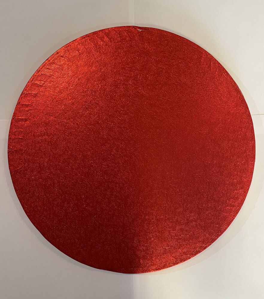 Cake Drum - 12" Round Red - *Slightly Damaged*