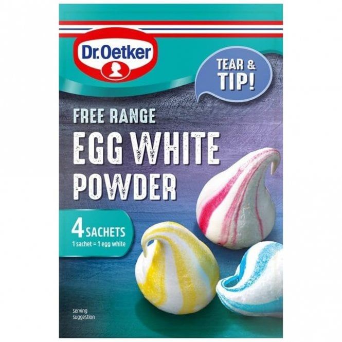 Dr. Oetker - Free Range Egg White Powder Sachets 5g (Pack of 4) - BB Sept 2025