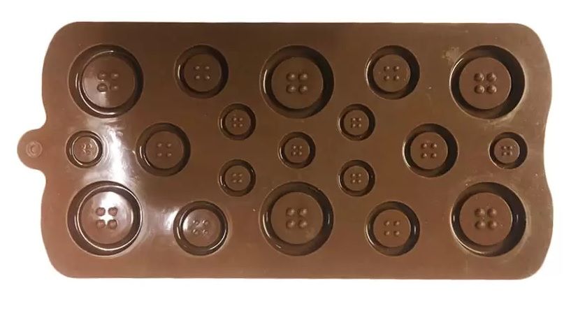 Silicone Mould Tray - BUTTONS