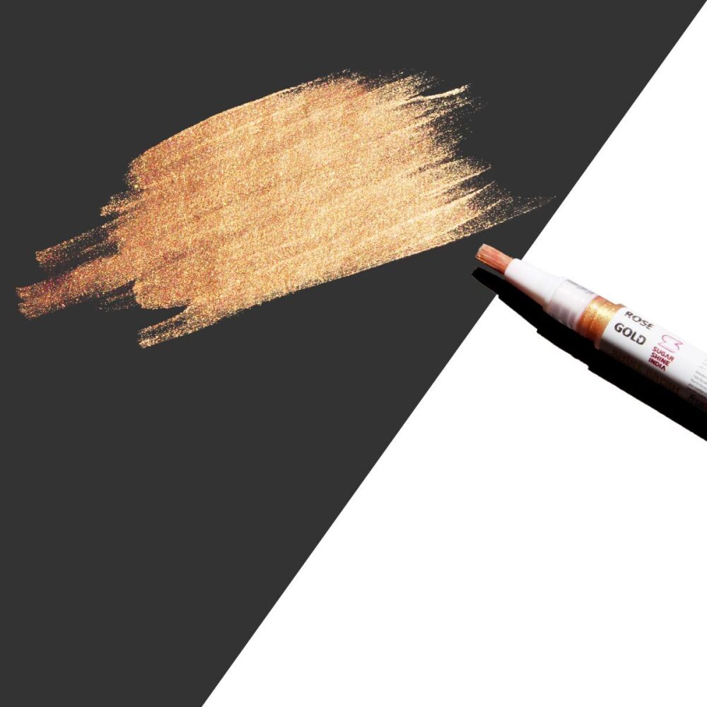 Magic Colours Edible Paint Shine Brush - ROSE GOLD - BB Oct 2025
