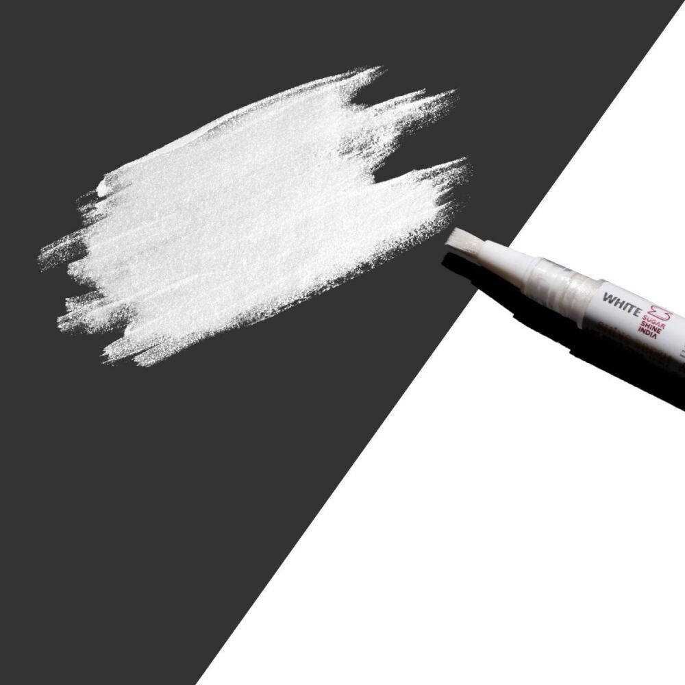 Magic Colours Edible Paint Shine Brush - WHITE - BB Oct 2025