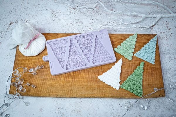Karen Davies Cake Decorating Mould - BUTTERCREAM TREES