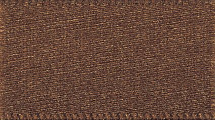 Satin Ribbon 7mm x 5mtrs:  Hot Chocolate