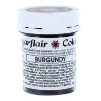 Sugarflair Chocolate Colouring 35g - BURGUNDY - BB END 2025