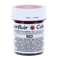 Sugarflair Chocolate Colouring 35g - RED - BB END 2025