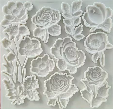 Silicone Chocolate Mould - FLORAL