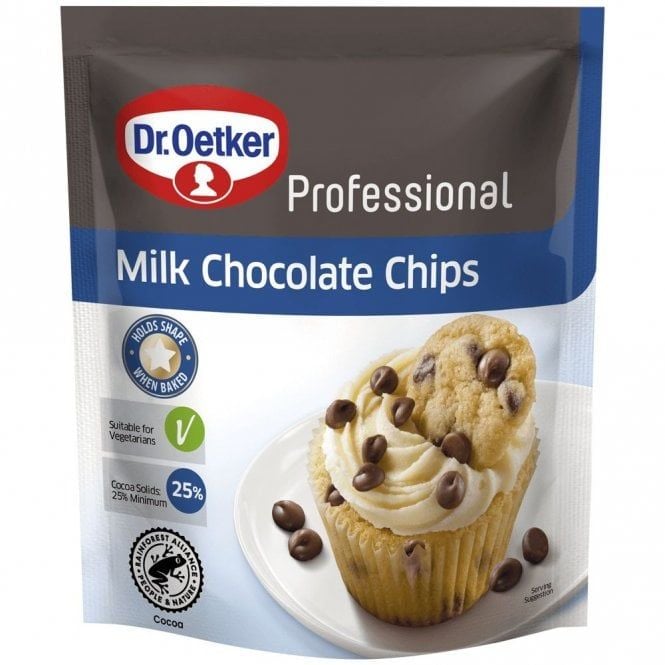 Dr. Oetker - Chocolate Chips 750g - MILK - BB Nov 2025