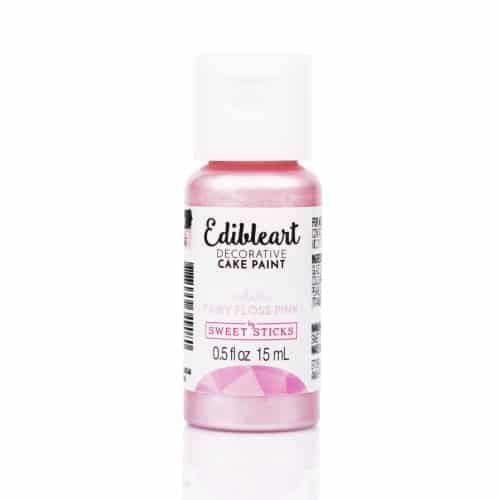 Sweet Sticks Edible Art Paint 15ml - Fairy Floss Pink Metallic - BB Nov 2025