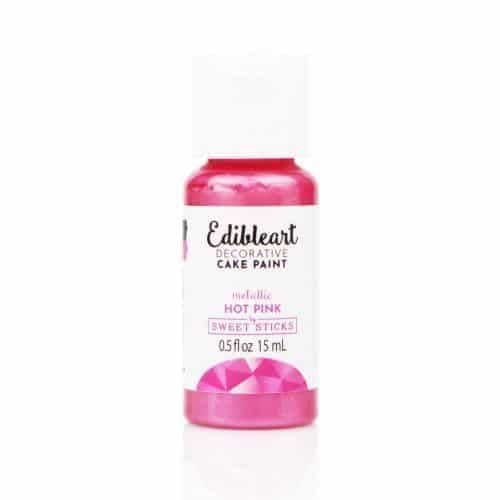 Sweet Sticks Edible Art Paint 15ml - Hot Pink Metallic - BB Nov 2025