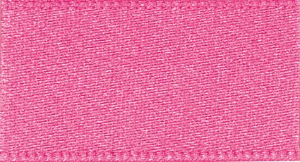 Satin Ribbon 15mm x 5mtrs: Hot Pink