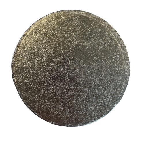 Cake Drum -  6" Round Silver - *Slightly Damaged*