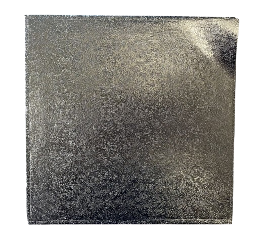 Cake Drum -  7" SQUARE Silver - *Slightly Damaged*