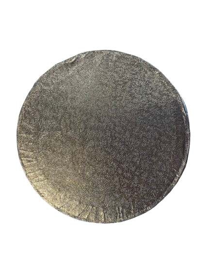 Cake Drum -  8" Round Silver - *Slightly Damaged*