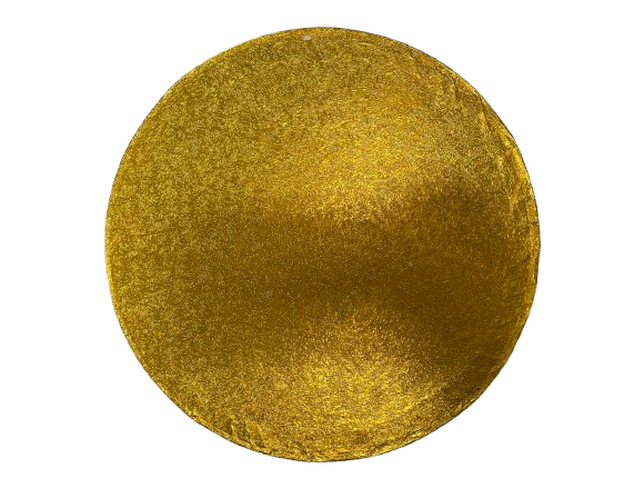 Cake Drum - 10" Round Gold - *Slightly Damaged*