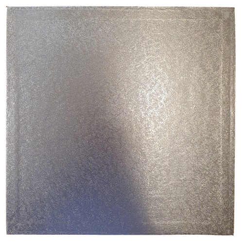 Cake Drum - 10" SQUARE Silver - *Slightly Damaged*