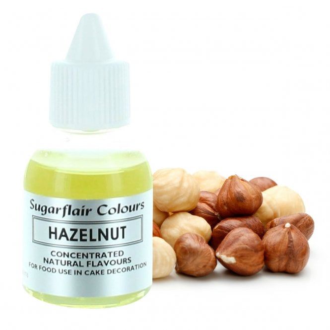Sugarflair Concentrated Natural Food & Icing Flavour 30ml - HAZELNUT - BB END 2025