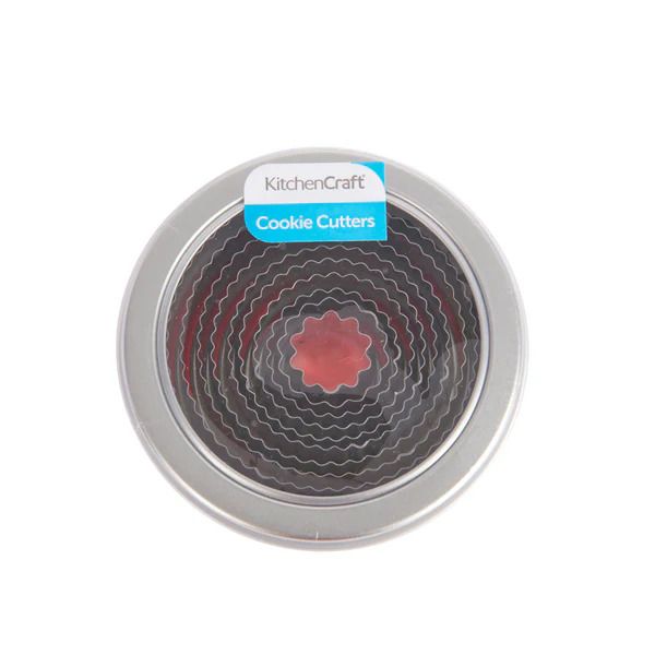 Kitchen Craft Set of 11 Fluted Cookie Cutters