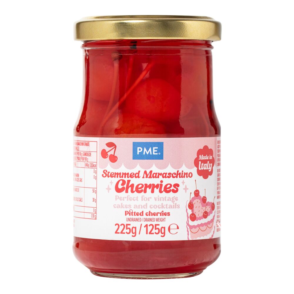 PME - Stemmed Maraschino Cherries (225g)