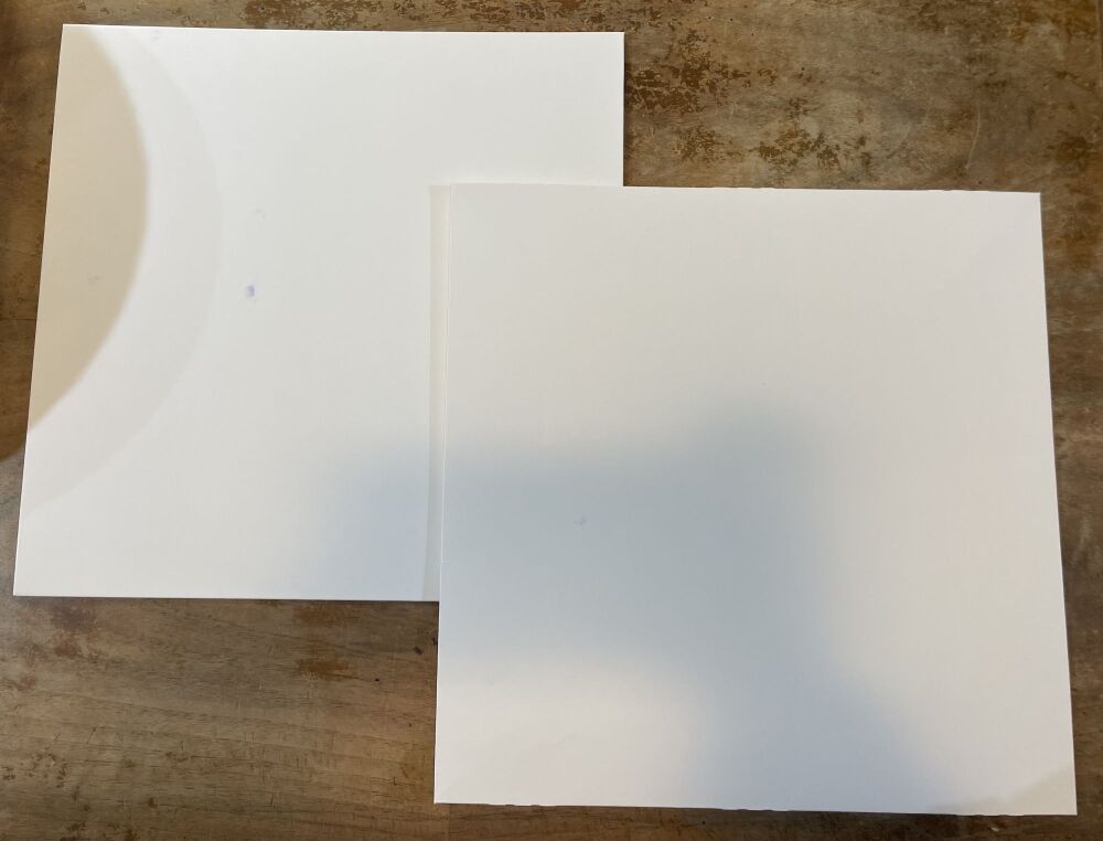 White Cake Box - 12" square (PACK OF 1 SINGLE) - *Slightly Marked*