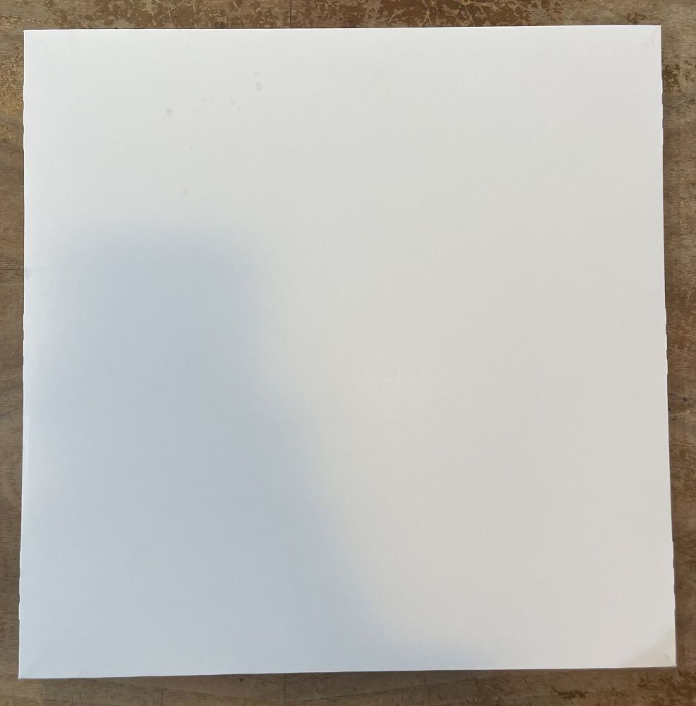 White Cake Box - 12" square (PACK OF 1 SINGLE) - *Slightly Marked*
