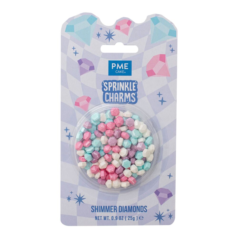 PME - Shimmer Diamonds Sprinkle Charms (25g)