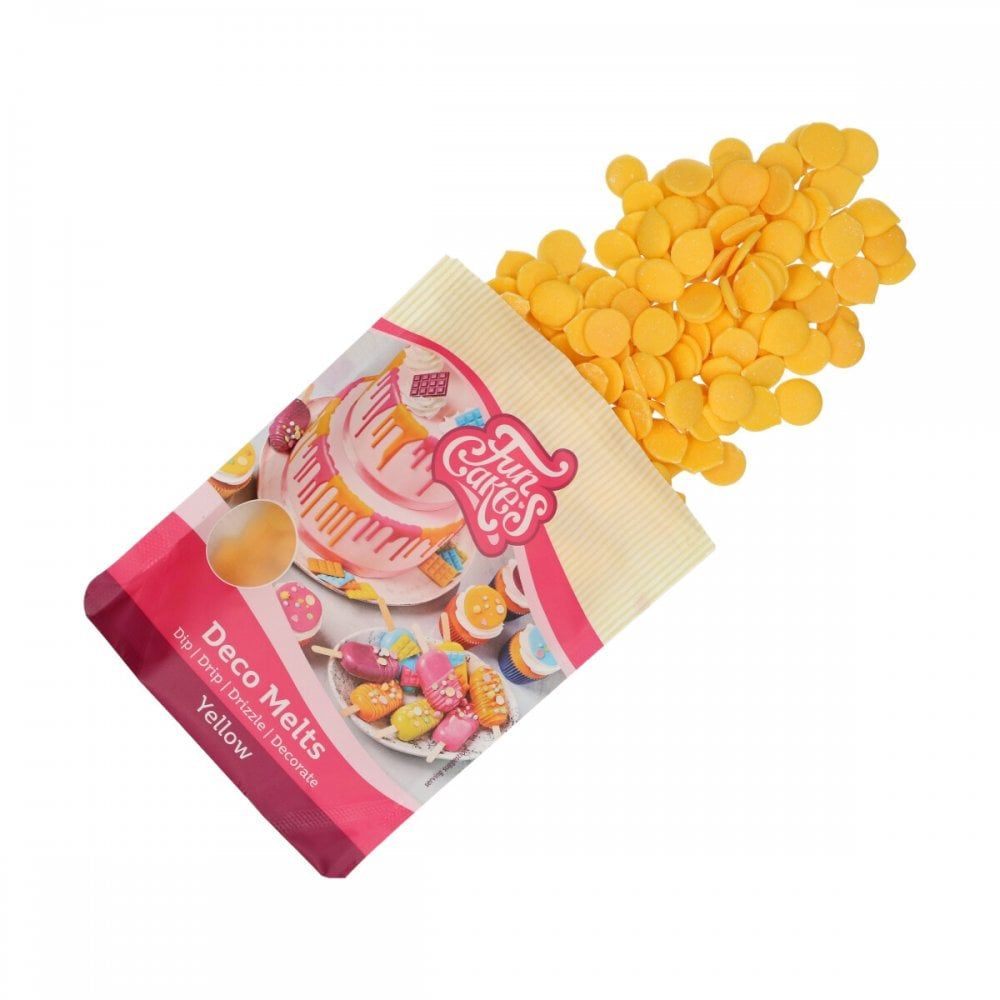 Fun Cakes Deco Melts 250g - YELLOW - BB 31/03/26