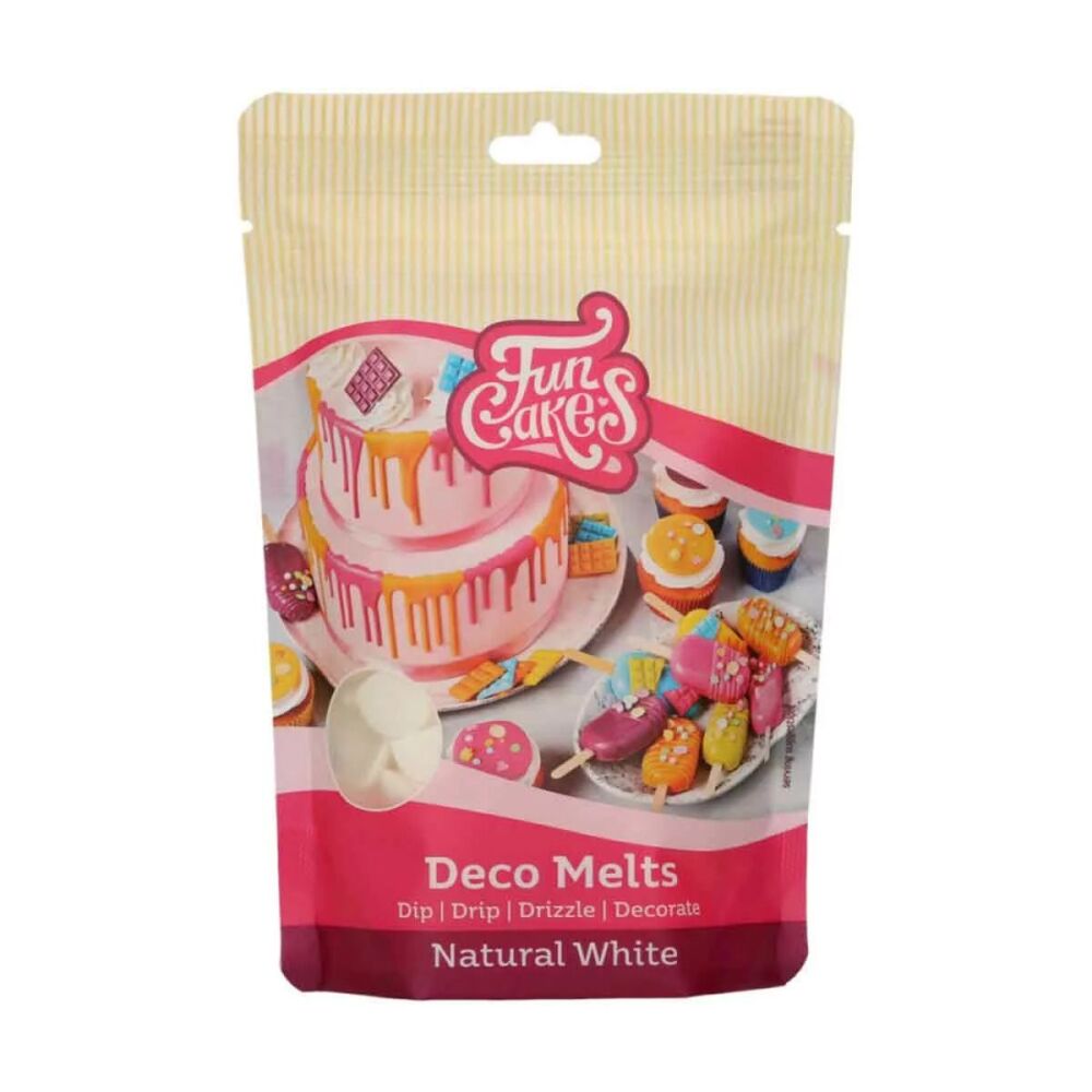 Fun Cakes Deco Melts 250g - NATURAL WHITE - BB 31/03/26