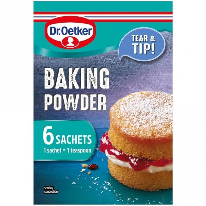 Dr. Oetker - Baking Powder Sachets 5g (Pack of 6) - BB May 2026