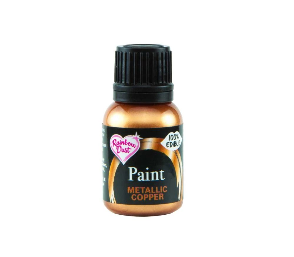Metallic Food Paint - Metallic Copper 25g - Rainbow Dust - BB May 2026