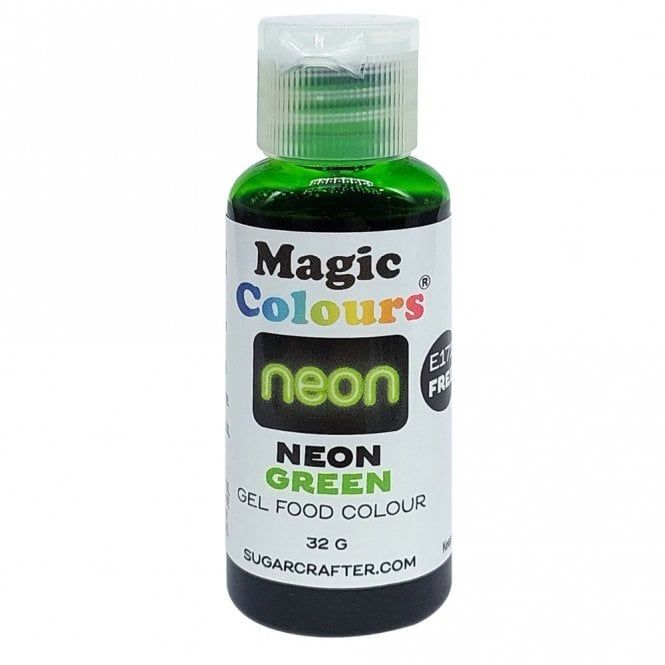 Magic Colours Neon Effect Sugarcraft Paste Colour 32g - NEON GREEN