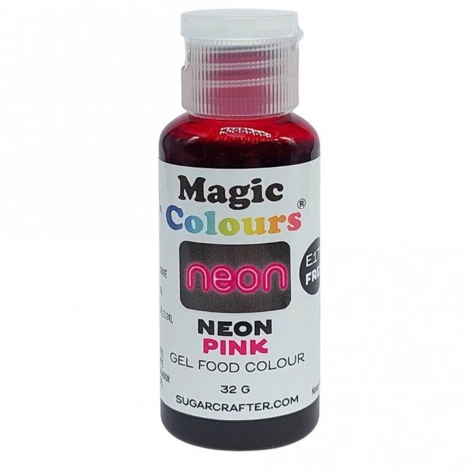 Magic Colours Neon Effect Sugarcraft Paste Colour 32g - NEON PINK