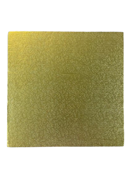 Cake Drum - 11" SQUARE Gold - *Slightly Damaged*