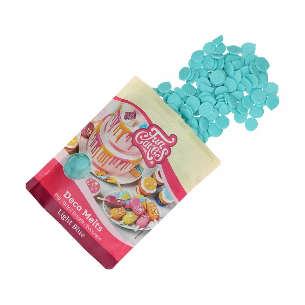 Fun Cakes Deco Melts 250g - LIGHT BLUE - BB 30/06/26