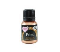 Metallic Food Paint - Metallic Dark Gold 25g - Rainbow Dust - BB June 2026