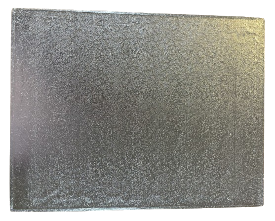 Cake Drum - Rectangle Silver Drum 18" x 14" - *Slightly Damaged*