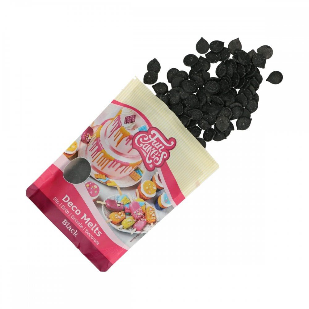 Fun Cakes Deco Melts 250g - BLACK - BB 31/07/26