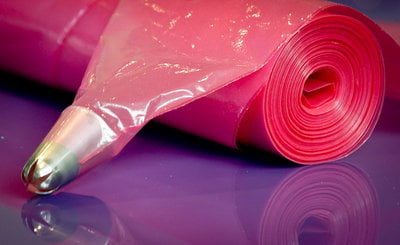 Disposable Piping Bags 21" PINK  x 72 FULL ROLL