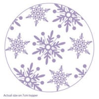 impressit Designer Rolling Pin - Snowflakes