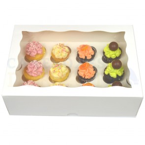 Cupcake Box Mini  (x 4 boxes) - 12 Cupcakes MINI