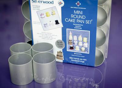 Silverwood UK - Mini Round Cake Tins x 4
